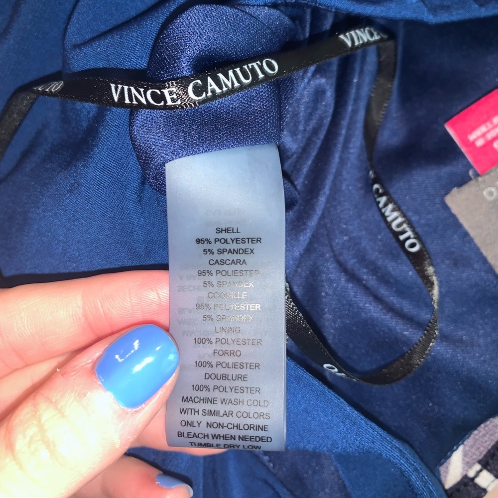 Vince Camuto blue jumpsuit